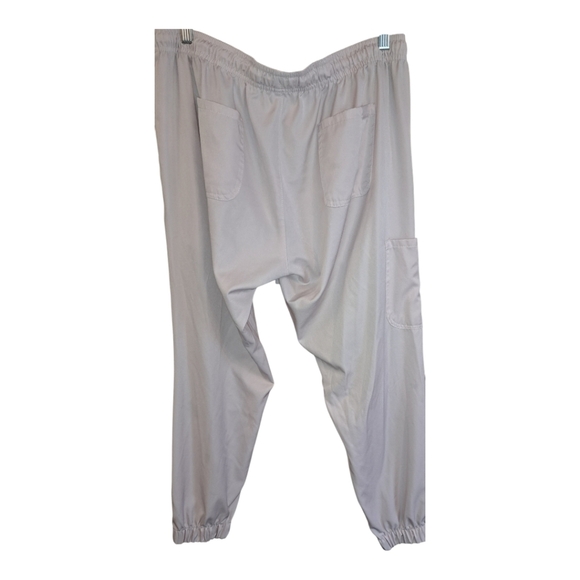 Mini Marilyn By MediChic Womens Scrub Pants Pale Pink XL Solid Joggers - Picture 5 of 6